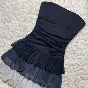 City Triangle Ruffle Monochromatic Dress BT8